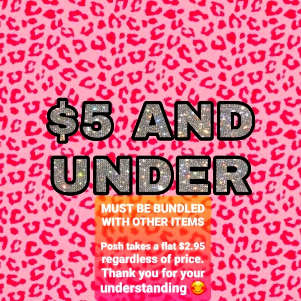 $5 or LESS CLOSET RULE